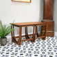 G Plan Fresco Nesting Coffee Tables in Teak and Afromosia Mid Century
