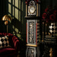 Wonderland Inspired Grandfather Clock | Whimsical Harlequin Floor | Maximalist Home Accent