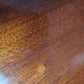 Regency Style Mahogany Sofa Table - Vintage Drop Leaf Console - Brass Claw Feet - Elegant Hallway Entryway Desk - Faux Drawer Detail