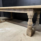 Rare Deep Large Oak Farmhouse Dining Table