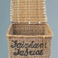 A Large Antique Wicker Log Basket