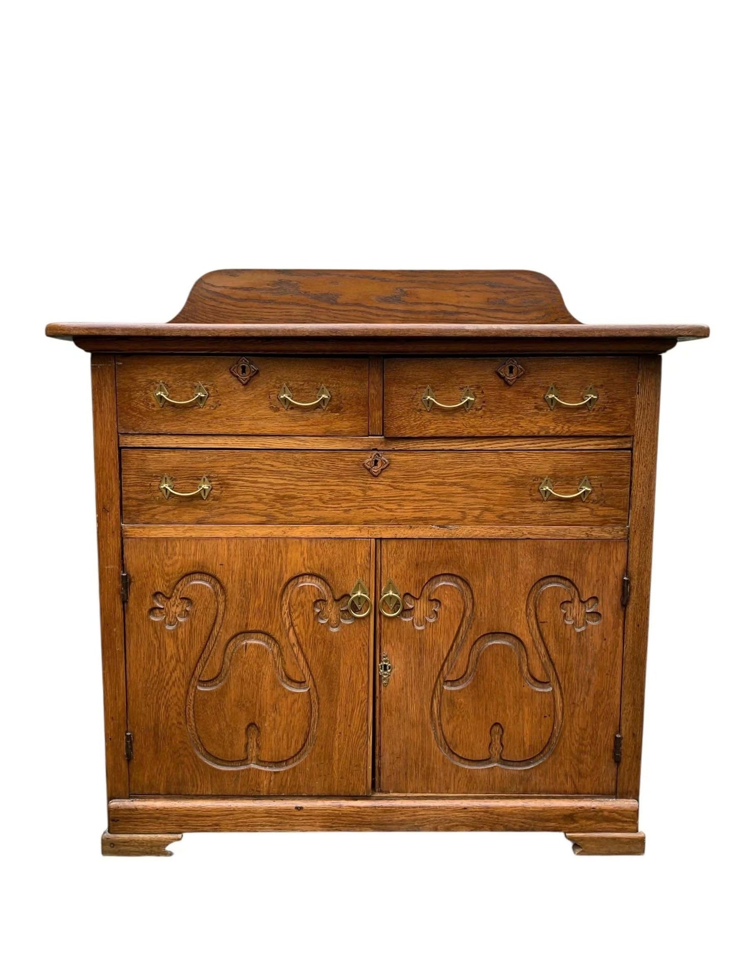 Vintage 1940’s Oak sideboard cupboard by JD Disney London