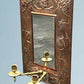 Art Nouveau Copper and Brass Mirror