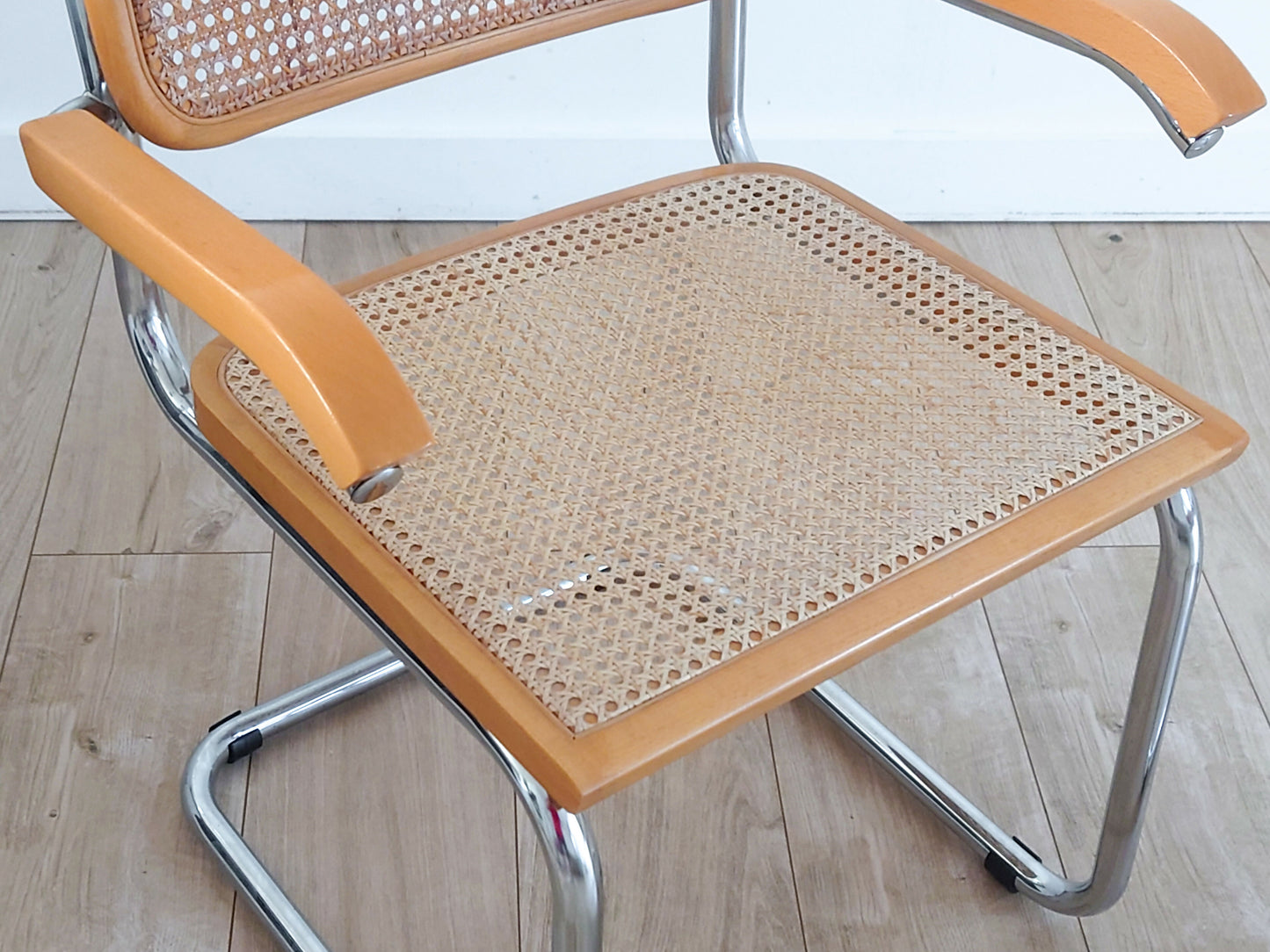 Mid century retro Italian Marcel Breuer Cesca Armchair set of 2