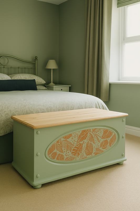 Hand Painted Storage Chest/Trunk