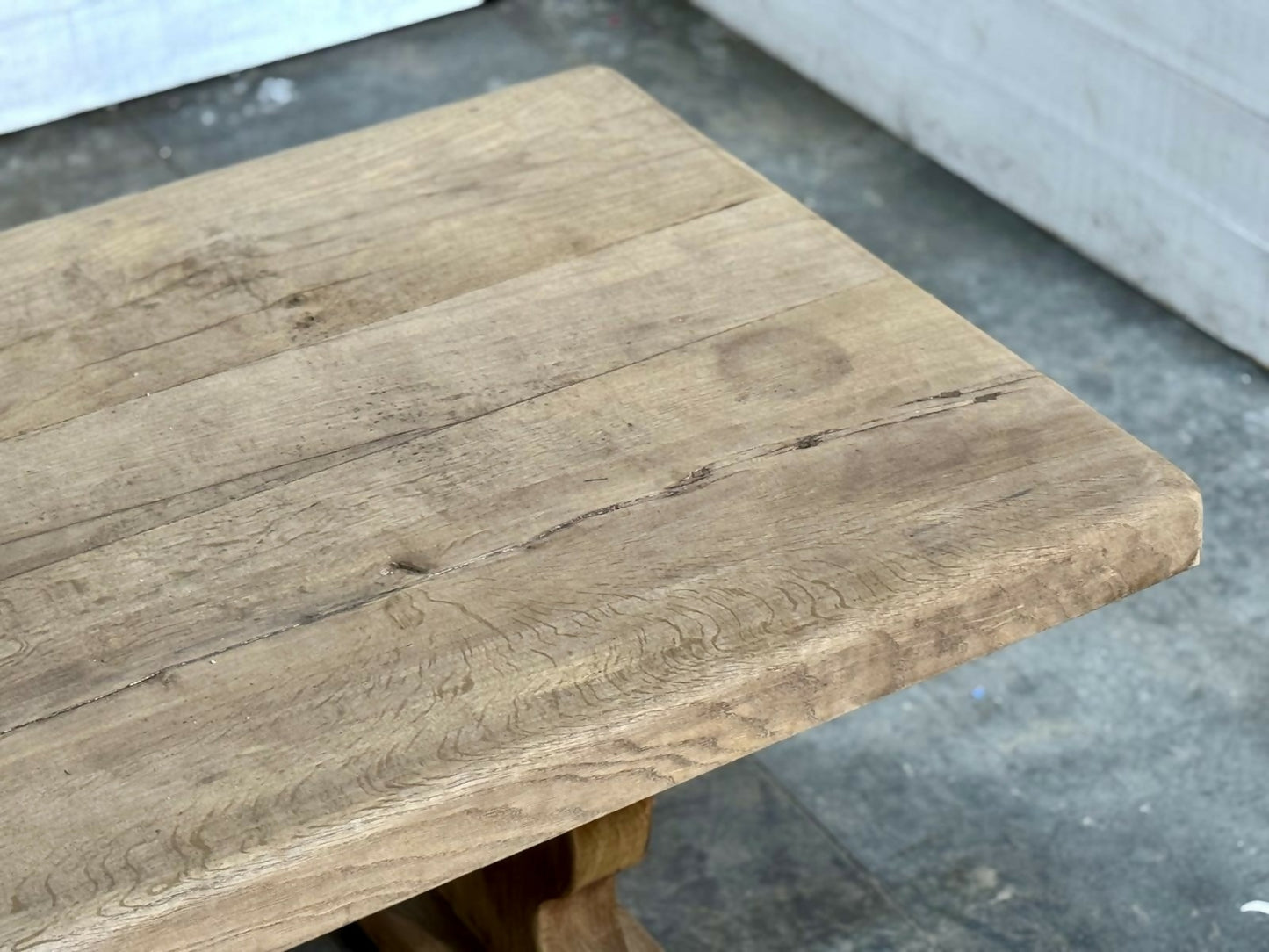 Superior Large French Oak Farmhouse Dining Table