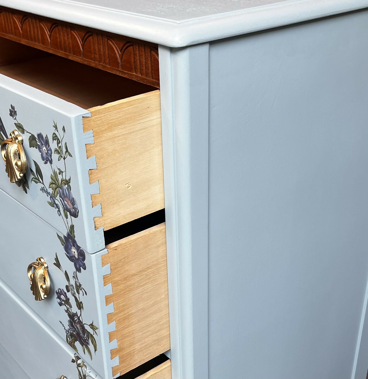 Hand painted vintage Lebus Drawers