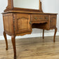 Dressing Table with Mirror Vintage French Oak Louis Vanity Table Makeup LOT 6317