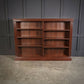Vintage Victorian Oak Open Bookcase