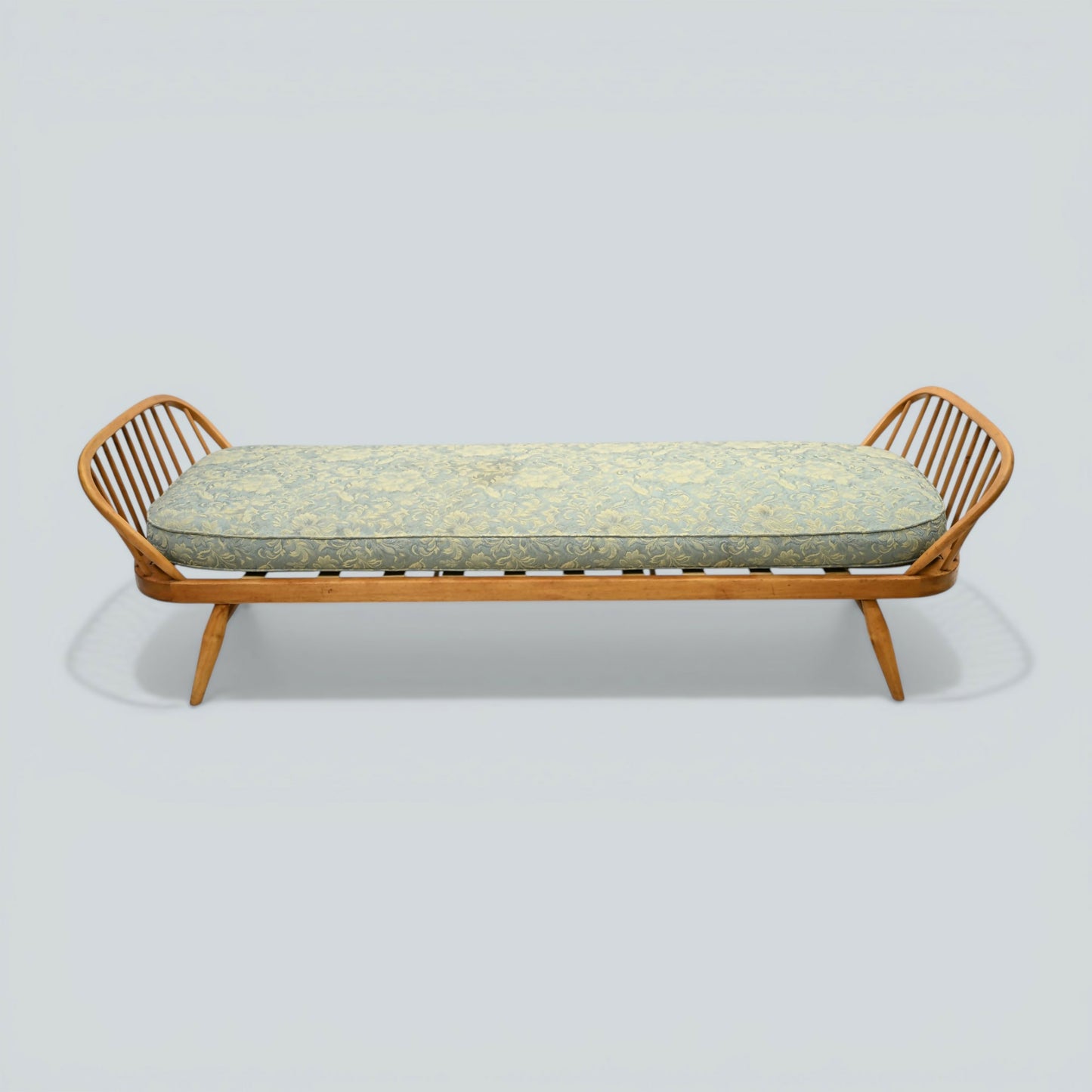 Ercol Studio Couch Day Bed New Webbing Light Finish Model 355 FREE UK Delivery