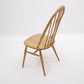 4 Ercol Windsor Swan Bow Back Dining Chairs Light Finish FREE UK Delivery. SBR9279/2506D