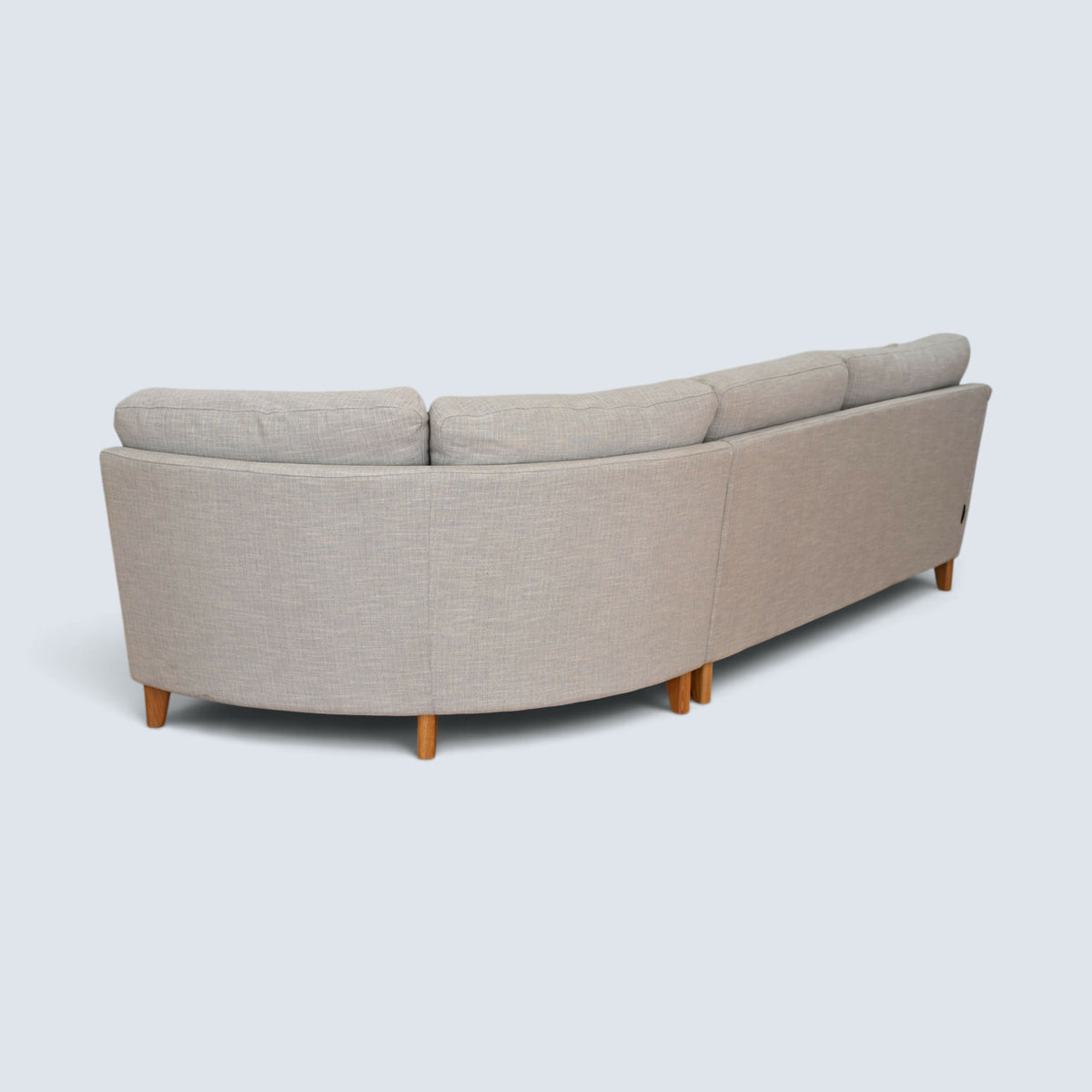 Ercol Corner Sofa Light Grey Upholstery With Cushions 2 Piece FREE UK Delivery*