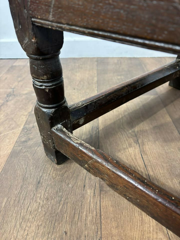 Early 19th Century Oak Hall Chair