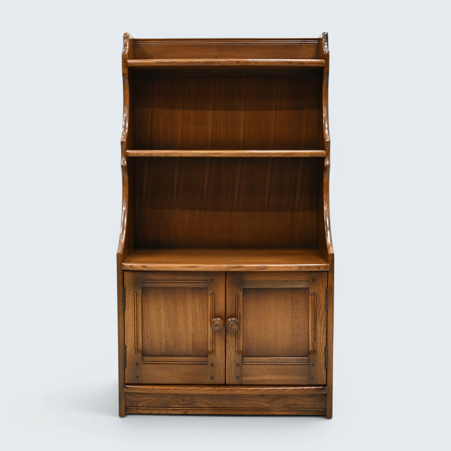 Ercol Old Colonial Waterfall Bookcase 2 Shelves Golden Dawn FREE UK Delivery