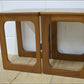 Vintage Bedside Table Set Of 2 Pair McIntosh Teak Mid Century Danish Design