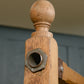 Antique Oak Shop/Cloakroom Clothes Hanging Rail - Coat Rack - Open Wardrobe
