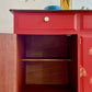 Midcentury Striking Stag Minstrel Mahogany Sideboard