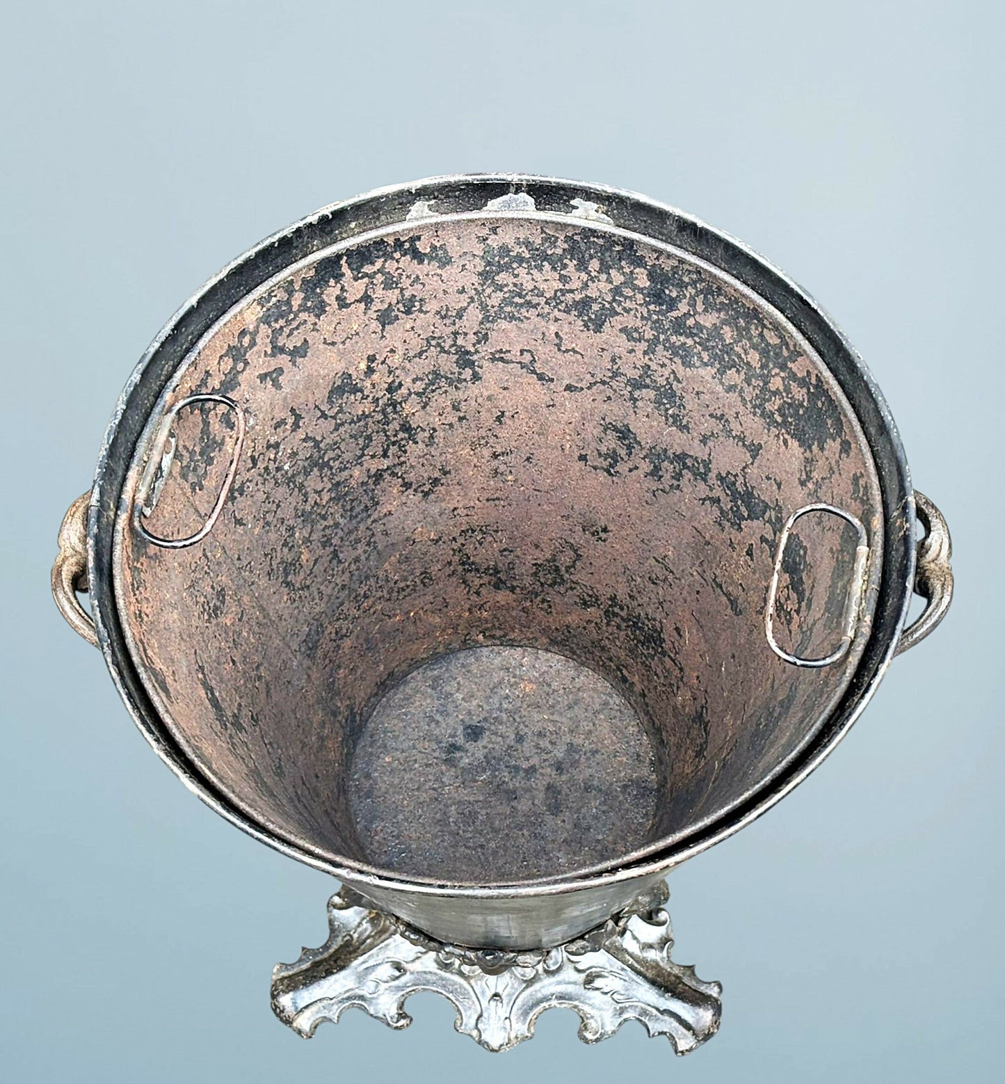 19th Century Antique Country House Toleware Coal Scuttle
