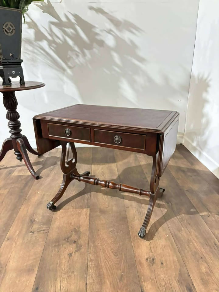 Regency Style Drop Leaf Sofa table