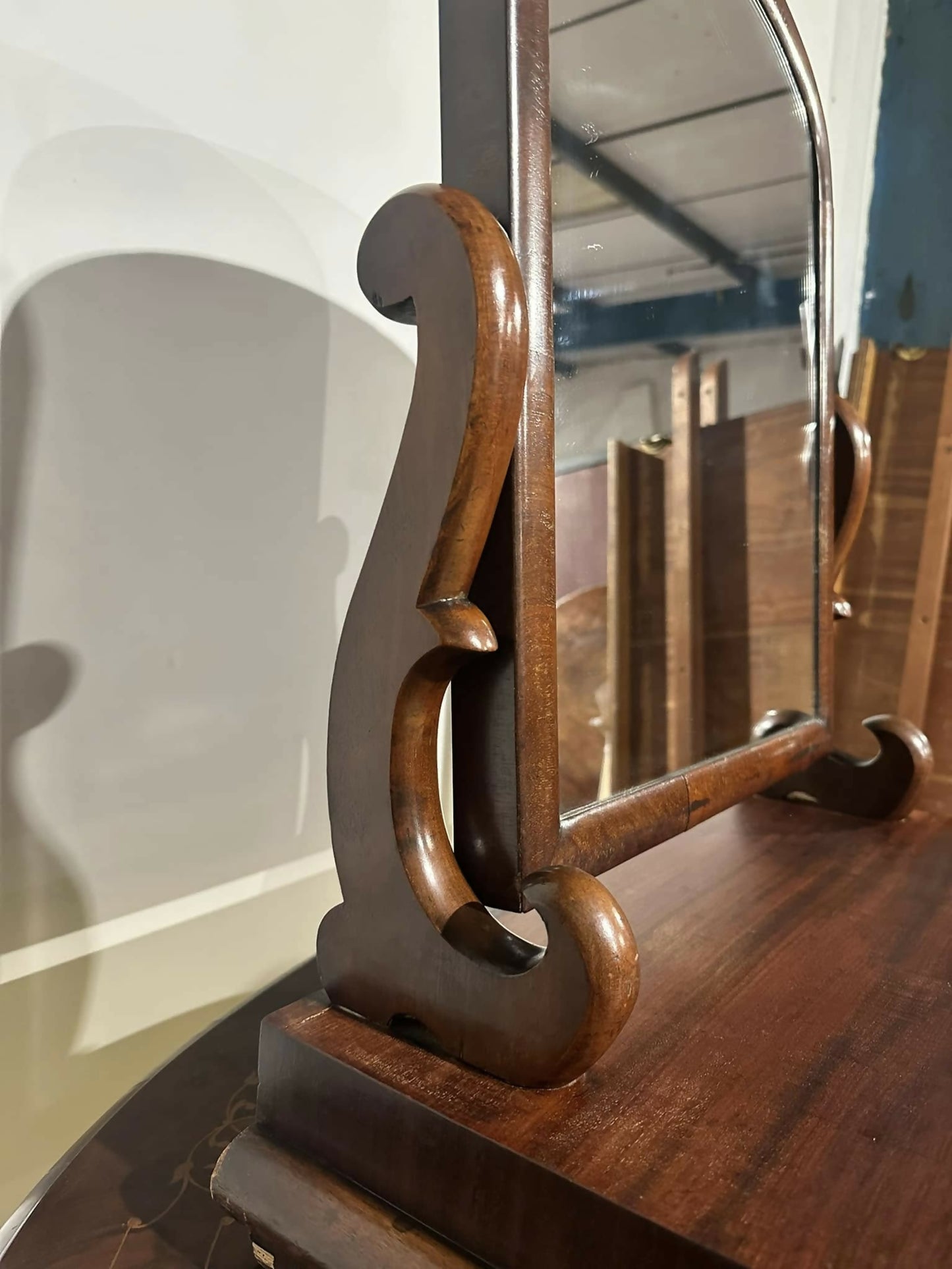 Victorian Mahogany Dressing Table Mirror5