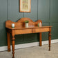 Victorian Oak Washstand Vanity Unit - Hall Table - Writing Desk