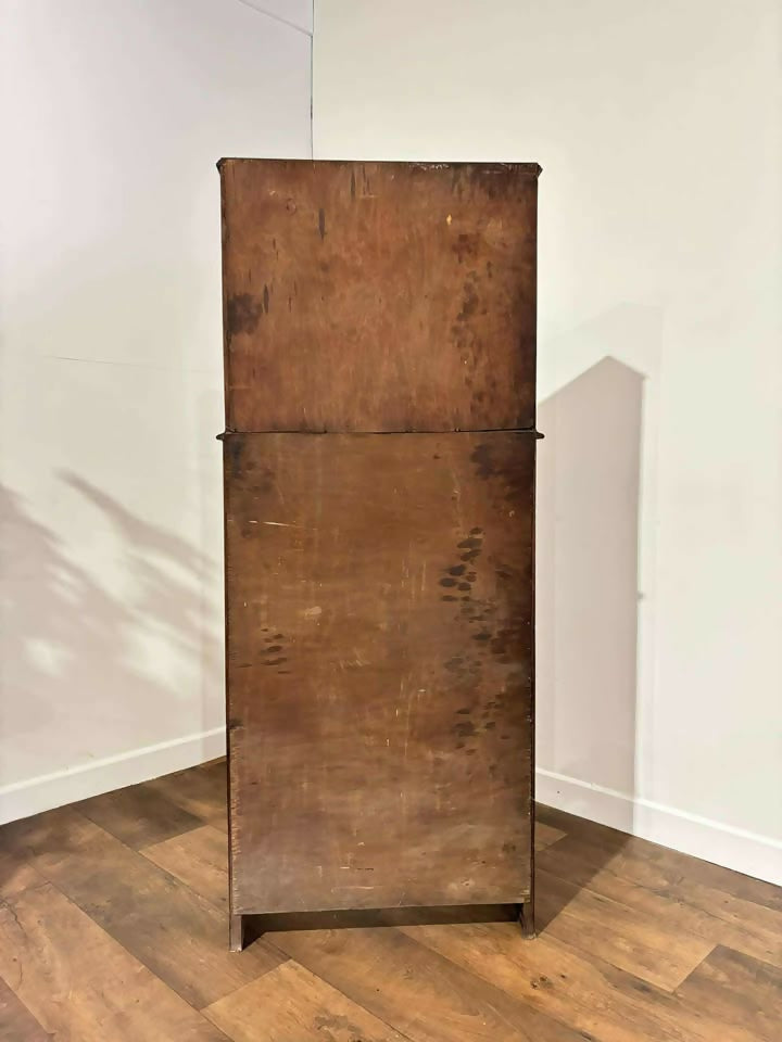 Vintage Oak Student Bureau Bookcase