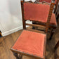Victorian Set of Six Carved Oak Dining Chairs