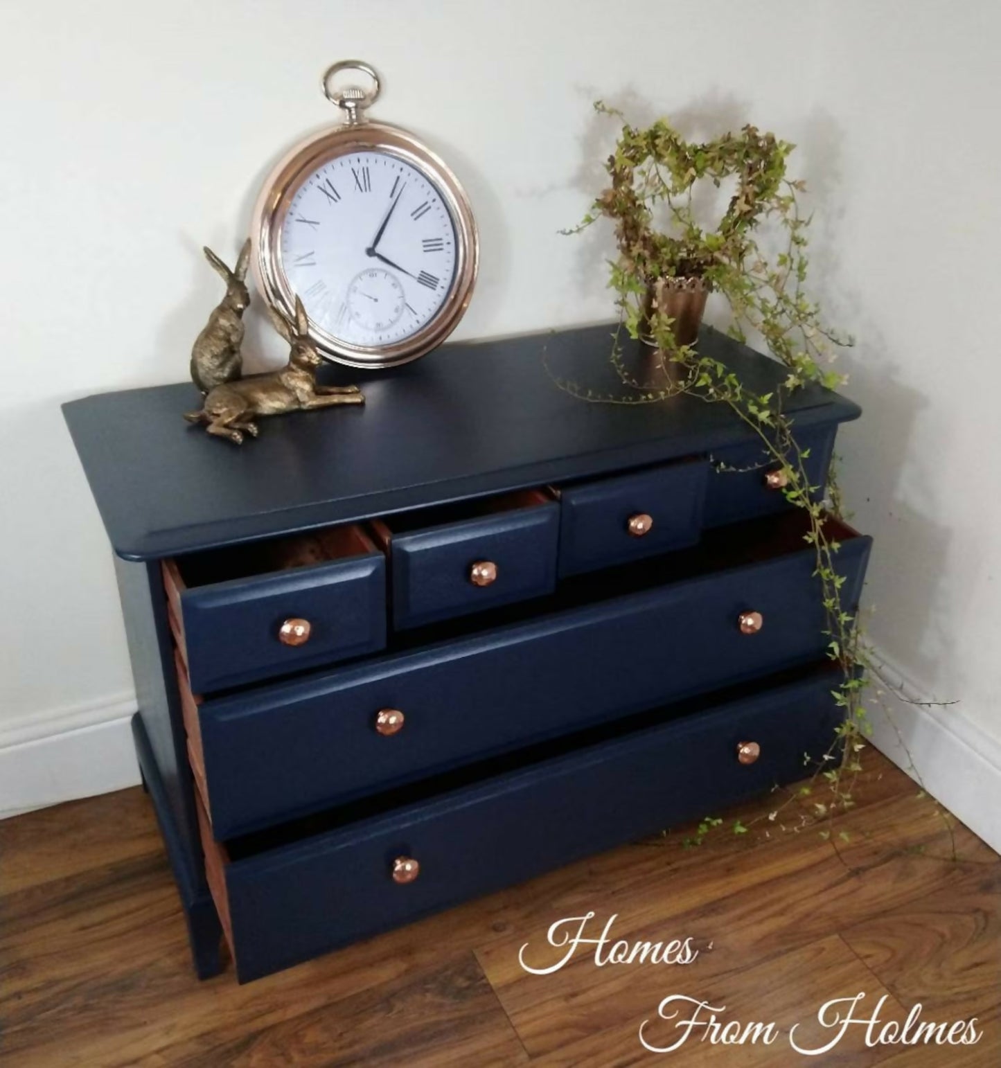 available for commission # Stag minstrel chest of drawers / vintage / custom / hand painted / bedroom furniture / retro