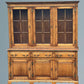 Good Quality Oak Glazed Bookcase