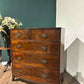 Georgian Mahogany Bow Front Chest Of Drawers8