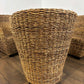 Set of Four Hand-Woven Abaca Fibre Tub Chairs