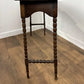 Vintage Oak Bobbin Turned Reading Table