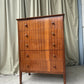 Tall Vintage Mid Century Chest Of Drawers Tallboy Retro Scandi Danish R1200