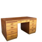 Mid century Teak vintage pedestal desk Oxford University