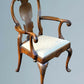A Carved George1st Style Walnut Armchair / Antique Desk Chair