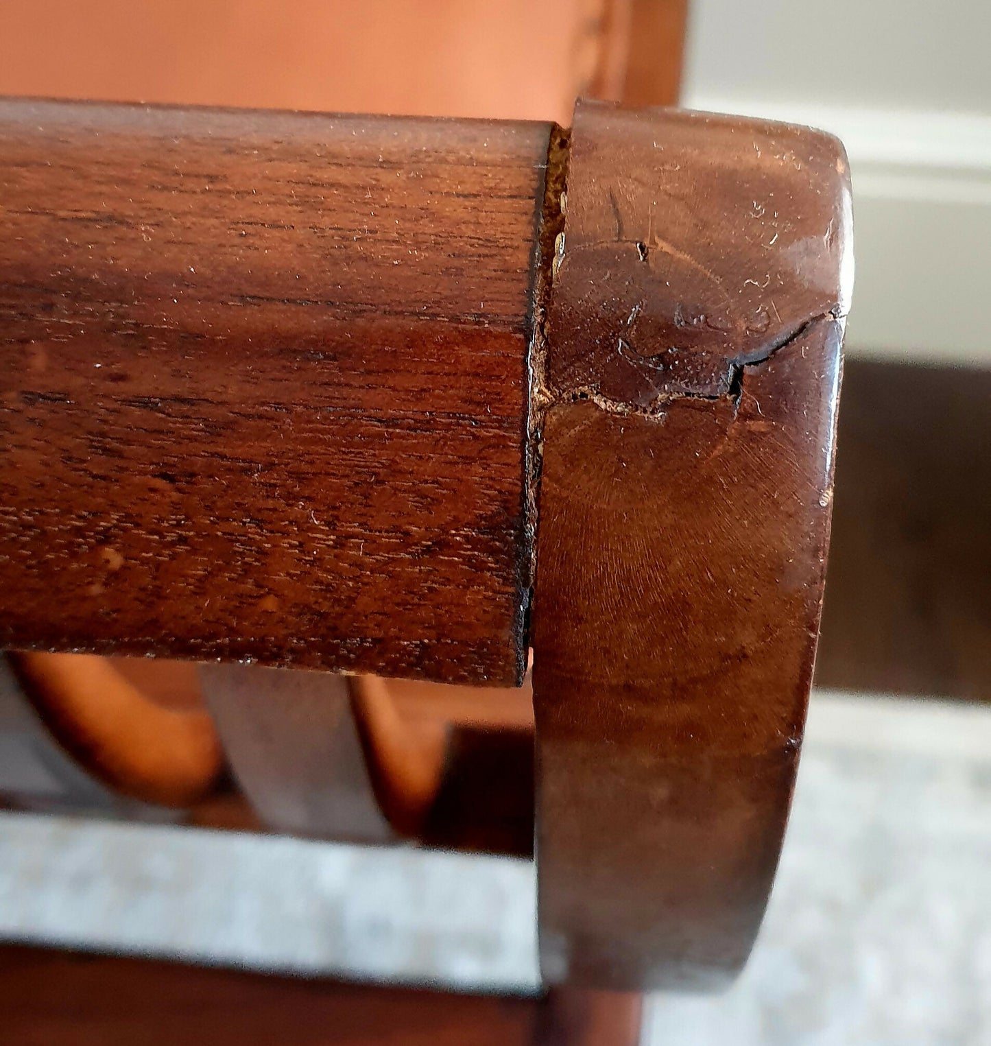 Vintage Carule Stool/Seat Indonesian Teak, Leather Padded Seat Cushion A Beauty!