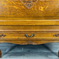 Cabinet Vintage French Louis XVI Style Oak Fall Front Carved Sideboard LOT 3779