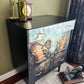 Steampunk butterfly design black MCM chest of drawers