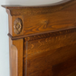 Bed Antique French Style Double Bed Wood Frame Carved Headboard LOT 3239