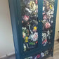 Upcycled Navy Wardrobe: Steampunk Skull & Roses Print
