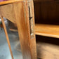 Vintage Glazed Pine Cupboard, Dresser Top, Display Cabinet