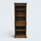 Old Charm Narrow Bookcase 4 Shelves Light Oak Carvings Drawer FREE UK Delivery*