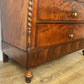 Chest of Drawers Antique French Burr Walnut 4 Drawers Carved Cabinet LOT 6267