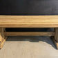 Large Extendable Bleached Oak Farmhouse Dining Table