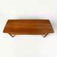 Mid Century Teak Coffee Table With Under Tier Shelf