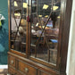 Antique Mahogany Corner Display Cabinet3
