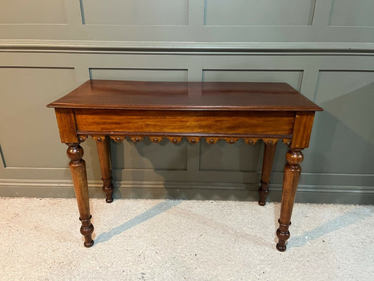 Vintage Side Table Mid 1800’s Mahogany Antique Hall Table