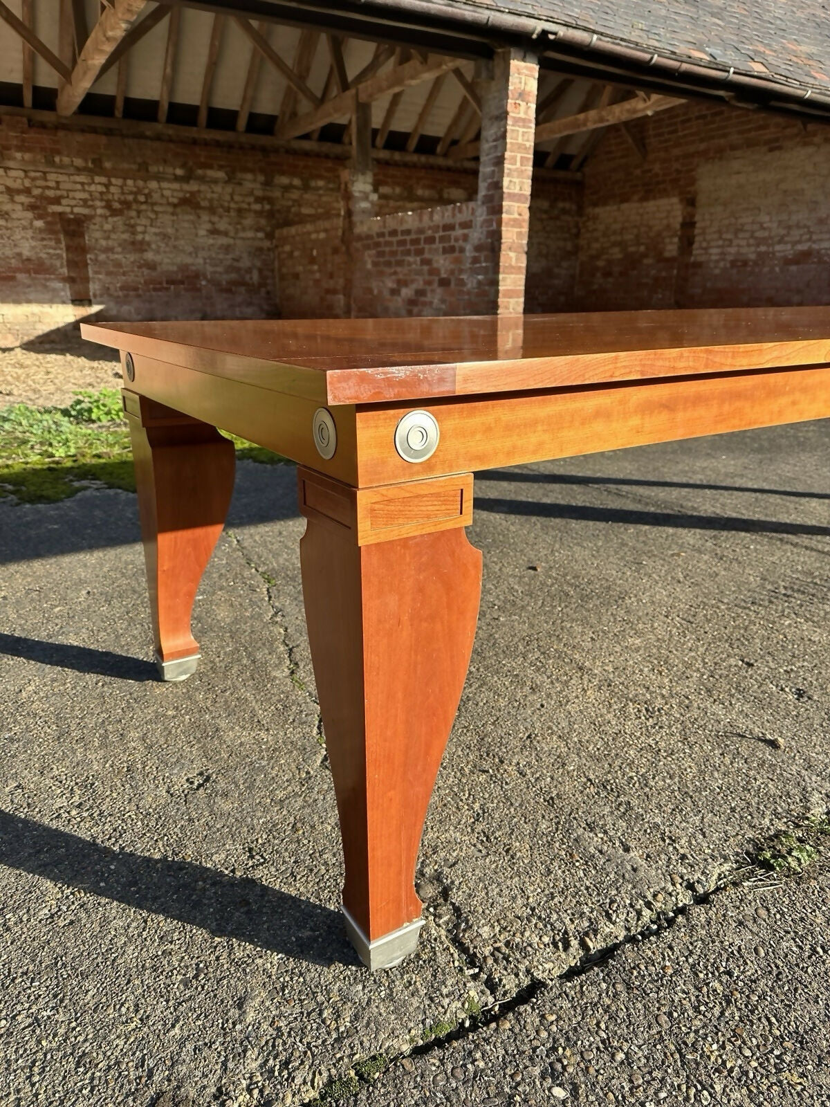 Vintage Leon Krier for Giorgetti Mensa Magna Large Dining Boardroom Table