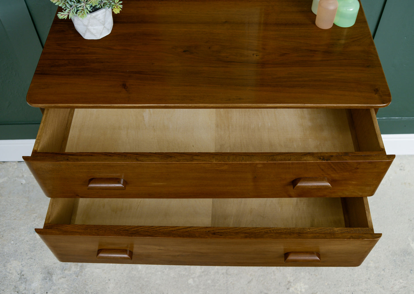 Large Mid Century Walnut Drawers- SKU 215