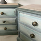 Pair of pine bedside drawers